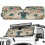 Foldable Turtle Mandala Sun Shade for Jeep Wrangler 2