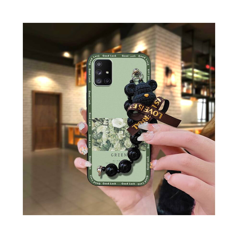Simplicity Bear Silicone Phone Case For Samsung Galaxy A71 5G/A Quantum Â Cute, Dirt-Resistant, Waterproof, Anti-Knock 9085618488762