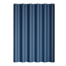 Rideau de douche imperméable 180 x 120 cm, rideau en EVA imprimé avec crochets, œillets renforcés et ourlet lesté, lavable en machine
