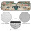 Foldable Turtle Mandala Sun Shade for Jeep Wrangler 6