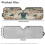 Foldable Turtle Mandala Sun Shade for Jeep Wrangler 7