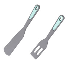Kuchyňské nářadí, zakřivená špachtle s durovým potahem, flexibilní, nelepivý křemík, kuchyňské nářadí a pomůcky, sada