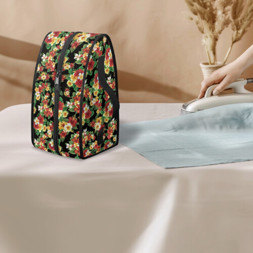 Staubdichter Organizer aus Eisen mit Hibiskusmuster, 1 Stück 2