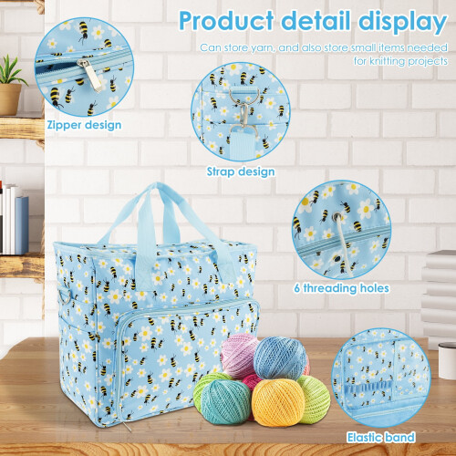 Yarn Storage Bag Oxford Cloth Extra Large with Shoulder 2