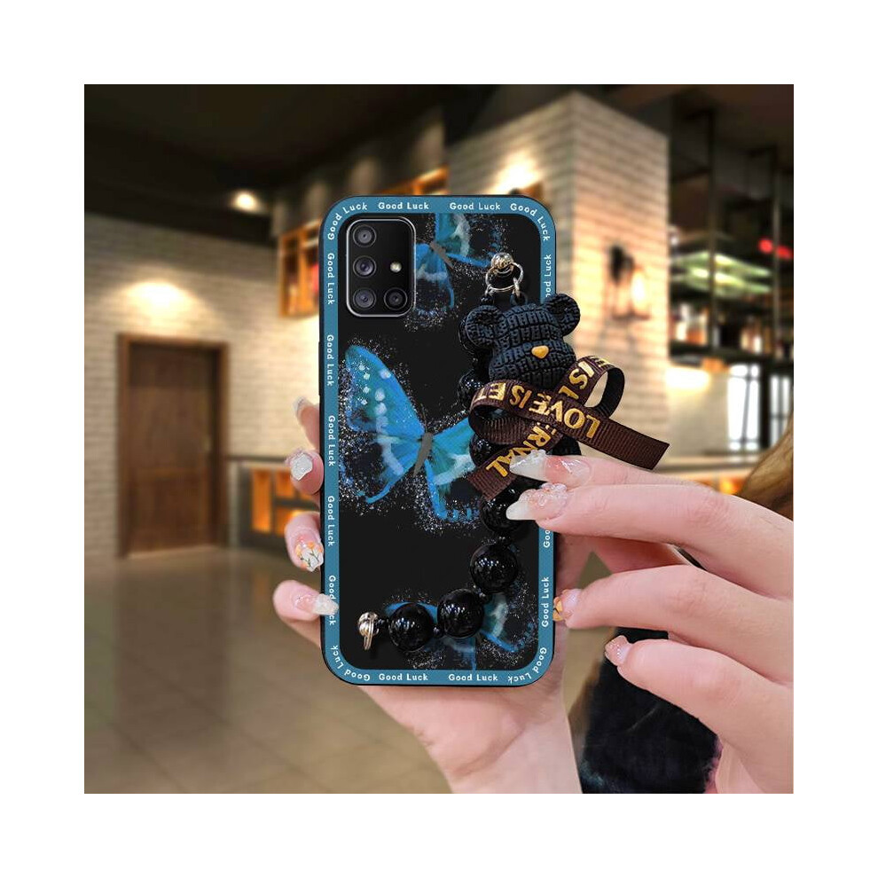 Phone Case Compatible With Samsung Galaxy A71 5G/A Quantum Â Dirt-Resistant, Waterproof, Anti-Knock Silicone Case With Cute Cartoon Back 9065194433677