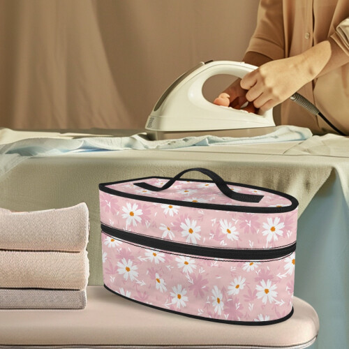 Daisy Pattern Portable Iron Storage Bag Lightweight with Smooth Zipper Thanksgiving, Case Only 1