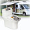 WC-Deckelbezug-Set aus dehnbarem Polyester mit Zebra-Blumenmuster 6