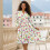 Abito midi da donna con volant e scollo a V, taglia S 4