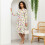 Abito midi da donna con volant e scollo a V, taglia S 5