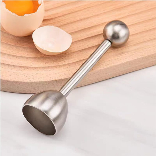 Stainless Steel Egg Topper | Soft/Hard Boiled Opener | Precision Cutter Divider | Kitchen Gadget 1