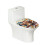 Polyester-Toilettendeckelbezug, dehnbar, waschbar, weich 1
