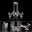 Mini Plastic Coin Display Stand Frame Displaying Small Collections Coins Shelf 2