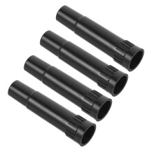 4 rallonges de valve de pneu en plastique noir