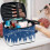 Make-uptas van polyester, opvouwbaar, met grote capaciteit, ideaal voor op reis. 5