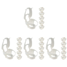 24Pièces Dispositif Fixation Pigeon PP Robuste