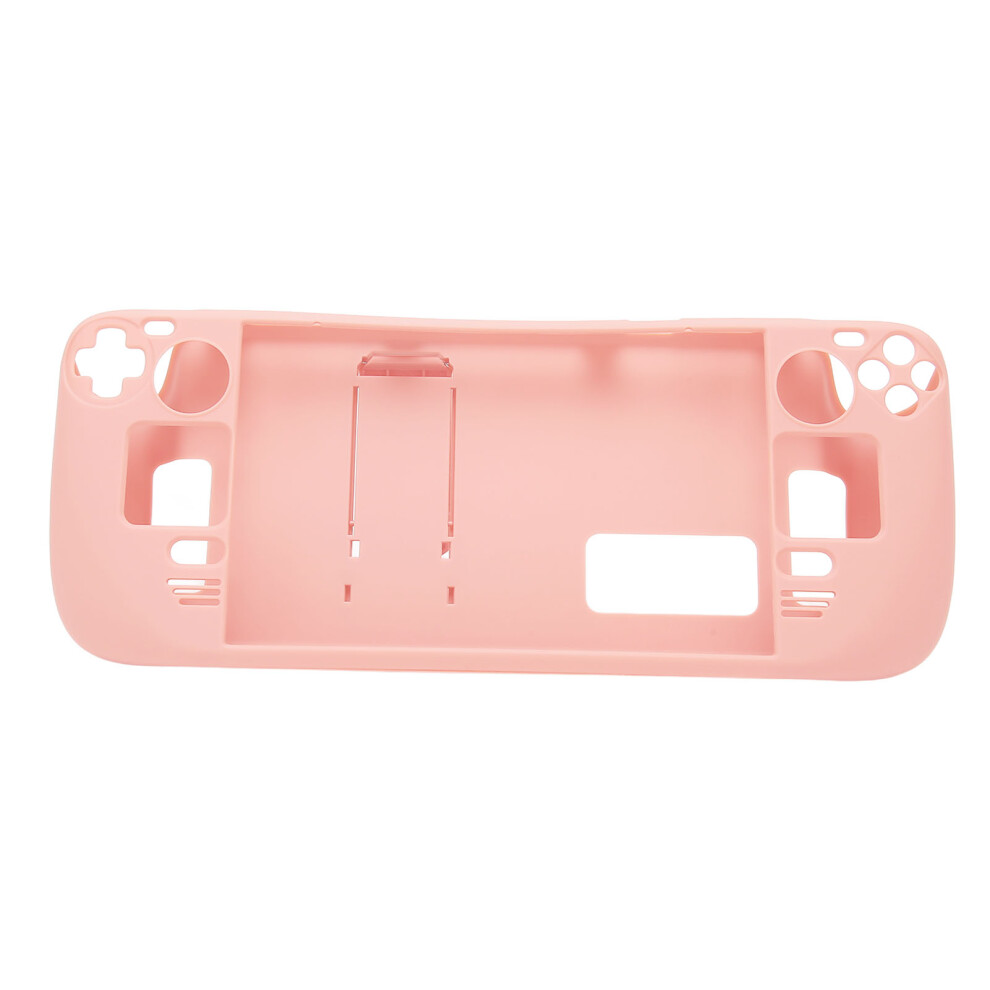 Steam Deck Protective Kickstand Case Hands-Free Full Coverage Pink 8461387604595