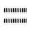 100Pièces Outils Double Embout Pinceaux Yeux Blancs 1