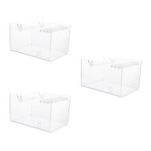 3Pièces Support Rouleau Autocollants Transparent Pour