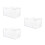 3Pièces Support Rouleau Autocollants Transparent Pour 1