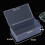 Rectangular Plastic Transparent with Lid Storage Box Collection Container Case 1