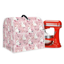 Rabbit Flower Pink Kitchen Stand Dust Cover 6-8 Qt