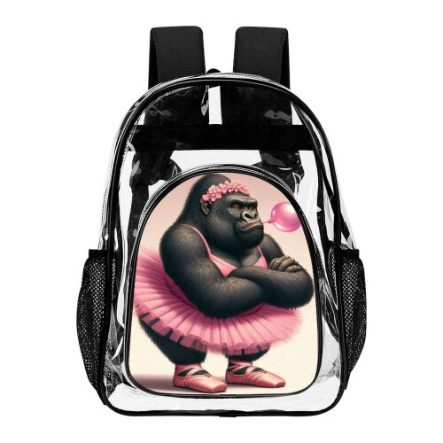 3D Printed Transparent Backpack for Comics & School – Waterproof, Multi-Functional, Back-to-School Gift