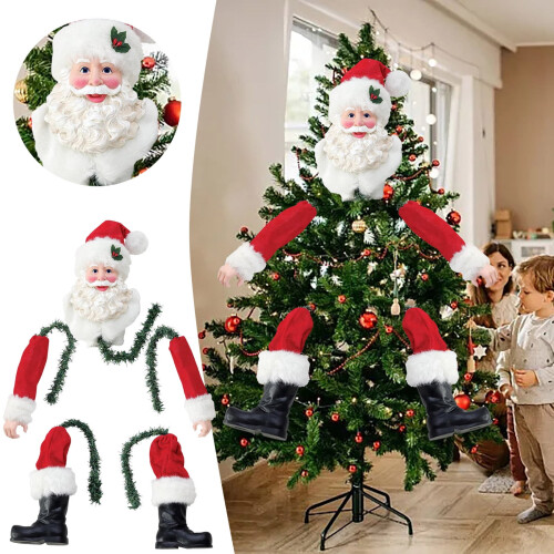 Santa Tree Topper Decoration Large Body Doll