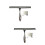 2Pcs Window Squeegee Silver Cleaning Tool for Windows and Shower Doors 7