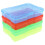 4Pcs Transparent Cards Storage Boxes Plastic Photo Storage Boxes Clear Plastic Cases 1