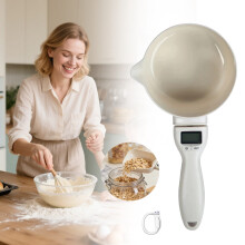 Electronic Measuring Spoon 1 Adjustable Digital Kitchen Spoon Electric Gram Scale With USB Charging 11.16 x 5.31 in