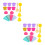 6Ensembles Coffret Jouets : Cônes Glace Plastique Multicolores 5