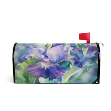 Magnetic Mailbox Cover Iris Flower Design 25.4 x 20.78 in