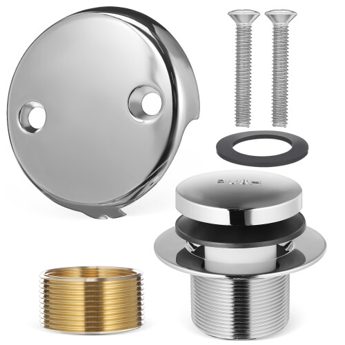 5Ensembles Bouchons Drain Métal Cuivre Argenté Durable 1