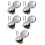 5Ensembles Bouchons Drain Métal Cuivre Argenté Durable 5