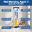 Dry Wall Repair Kit Waterproof Quick-Drying 120g 4