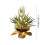 Mini-Weihnachtsbaum, 12 Zoll, beleuchteter künstlicher Baum mit 3