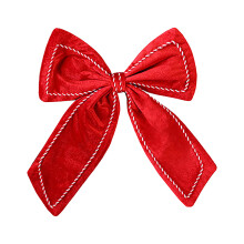 Large 14x13 Velvet Christmas Bow, Vintage Ribbon Bow for Tree, Staircase, Wreath & Topper – Compatible with Xmas Decor