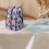 Garment Steamer Case Monstera Leaf Pattern Zipper Travel 3