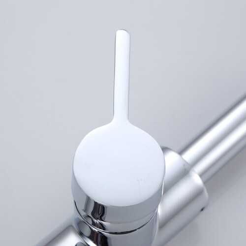 Kitchen Sink Faucet Silver Drip-Free User-Friendly 1