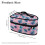 Garment Steamer Case Monstera Leaf Pattern Zipper Travel 6