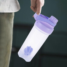 XiYing 700Ml Protein Shaker Bottle with Measurement Scale, Portable Fitness Cup for Gym Workouts, Abs Plastic Construction, 9.44X2.75 Inches, 1-Pack