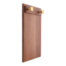 Brown Wooden Menu Holder for Home Sturdy Solid Wood Construction with Spacesaving Design 7.5 Inches