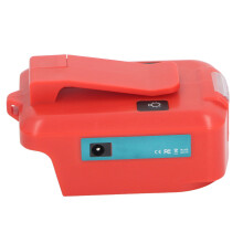 Battery Adapter with 200LM LED Light for 18V Lithium Batteries, Type C & USB