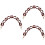3Pièces Sac Résine Style Rétro Décoratif Durable 6