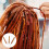 WHAMVOX Ljusbrunt Dreadlock Virknålset Bambu 5