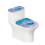 Ensemble de 2 abattants de toilettes Galaxy Sea Turtle 1