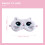 Eye Sleep Mask Light Block Plush 1 Pair For Noon Nap 2