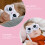 Eye Sleep Mask Light Block Plush 1 Pair For Noon Nap 3