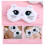 Eye Sleep Mask Light Block Plush 1 Pair For Noon Nap 6