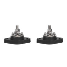 2Pièces Boîtier De Jonction Électrique Multi-Circuits Noir Pour Marine